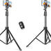 SENSYNE 62" Phone Tripod, Extendable Selfie Stick with Wireless Remote