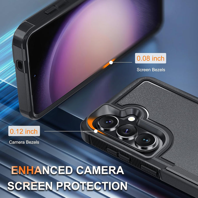 for Samsung Galaxy S26 Case,Military Grade Phone Cover, Black Matte