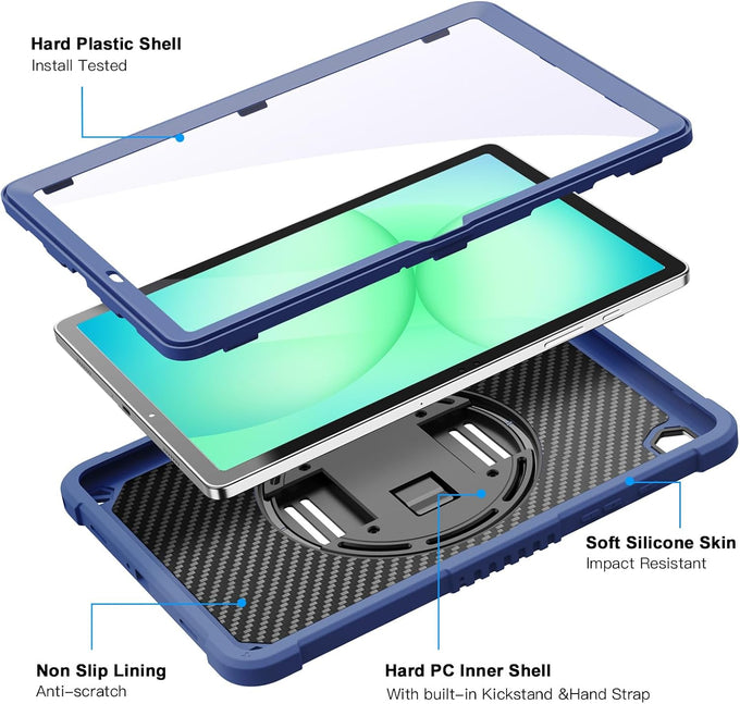 ZtotopCases for Samsung Galaxy Tab A11+ Plus/A9+ 11-Inch 2025/2023, Blue