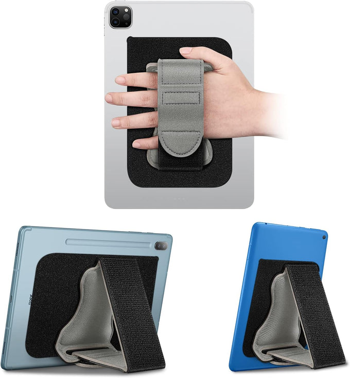 FINTIE Universal Tablet Hand Strap Holder for 7-11" Tablets, Black