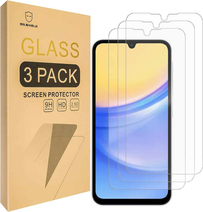 Mr.Shield Tempered Glass Screen Protector for Samsung Galaxy A15 5G/4G