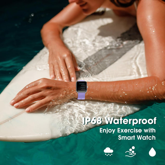 Smart Watch, Fitness Tracker with Heart Rate, Blood Oxygen, Sleep Tracker