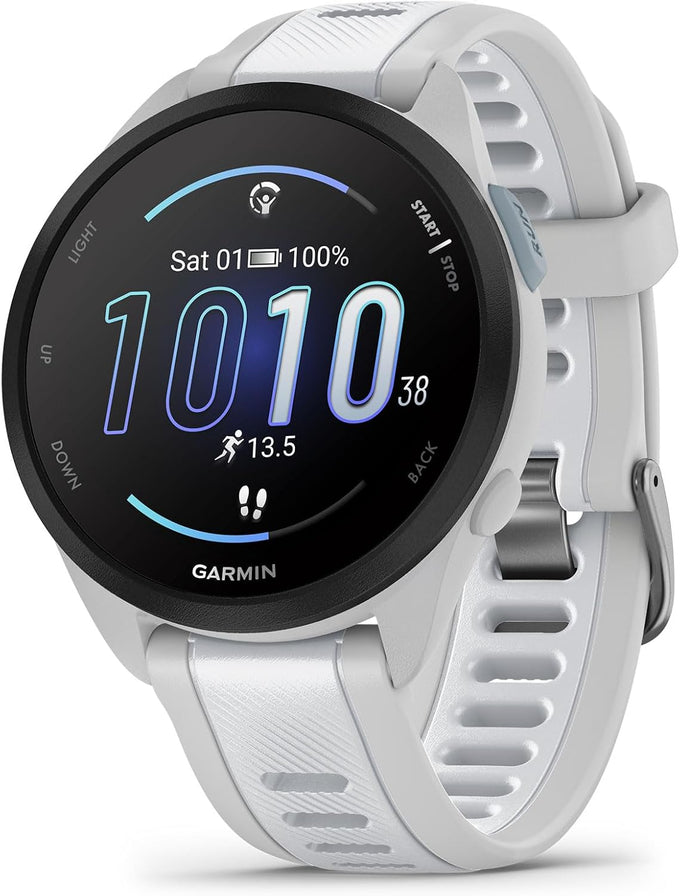 Garmin Forerunner® 165, Running Smartwatch, 43mm, Black