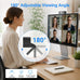 1080P HD Webcam Built-in Microphone Auto Light Correction USB Computer Camera Plug and Play for Zoom Teams Streaming Video Calling