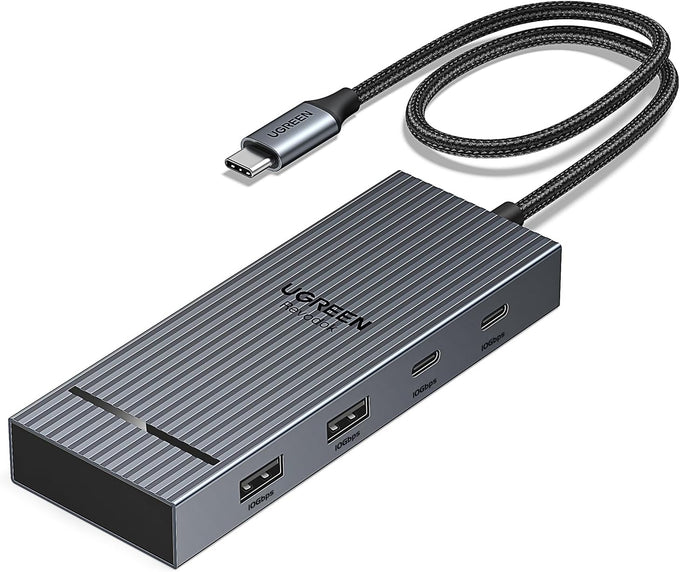 UGREEN USB C Docking Station Dual Monitor, 7-in-1 Aluminum Dock with 2xHDMI