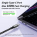 100W USB-C Multi Charging Cable with E-Mark Chip, USB C Cable Fast Charging