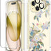GVIEWIN for iPhone 11 Case Floral, Screen Protector & Camera Lens Protector