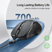 TECKNET Wireless Mouse, BT 5.0/2.4G, Rechargeable 6-DPI Silent, Grey