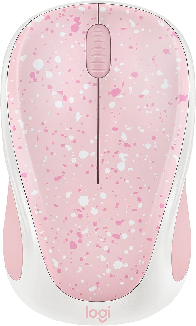 Logitech - Design Collection Limited Edition Wireless Compact Mouse with Colorful Designs - Golden Garden