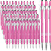 100 Pcs Ballpoint Pen with Stylus 2 in 1 Ballpoint Pen for Touch Screens, 2 in 1 Thank You Pen Gift for Colleagues, Coworker, Office (Rose Pink)