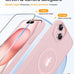 FNTCASE for iPhone 15/14/13 Case, Fit for Magsafe, Glass Screen Protector