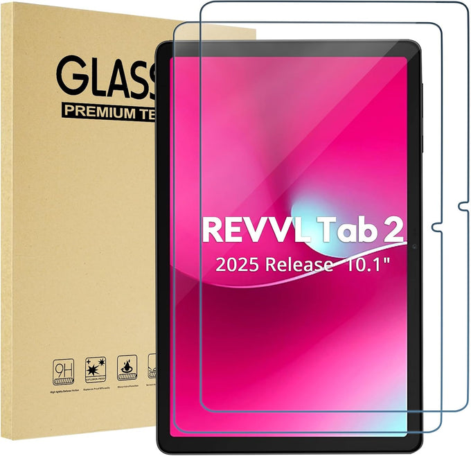 ProCase 2 Pack T-Mobile REVVL Tab 2 Screen Protector, 5G 2025 10.1" -Clear