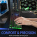 CHONCHOW USB Wireless Gaming Keyboard and Mouse Combo, RGB Backlit, 2.4GHz
