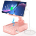 TechGlow Foldable Cellphone Stand with Bluetooth Speaker and Charging Function Birthday Gifts for Men Women Mother Father Boy Girl Teens Cool Tech Gadgets