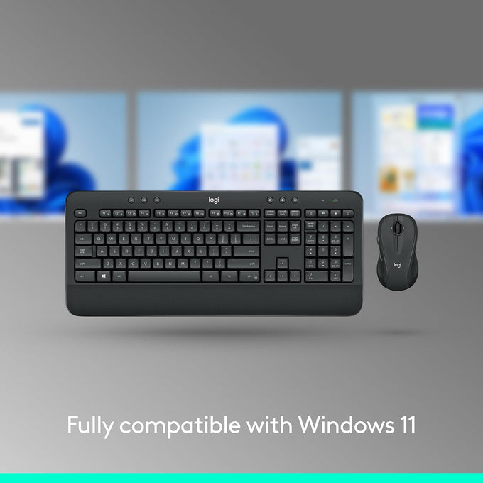 Logitech MK540 Full Size Advanced Wireless Keyboard and Mouse Combo