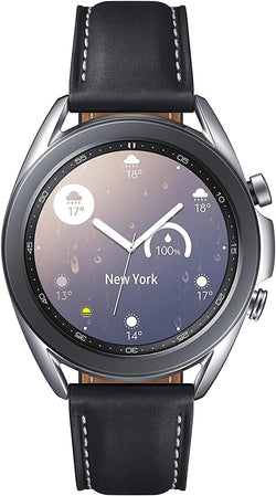 Samsung Galaxy Watch 3 (41mm, GPS, Bluetooth) Smart Watch with Advanced Health monitoring, Fitness Tracking , and Long lasting Battery - Mystic Silver (US Version)- (Renewed)