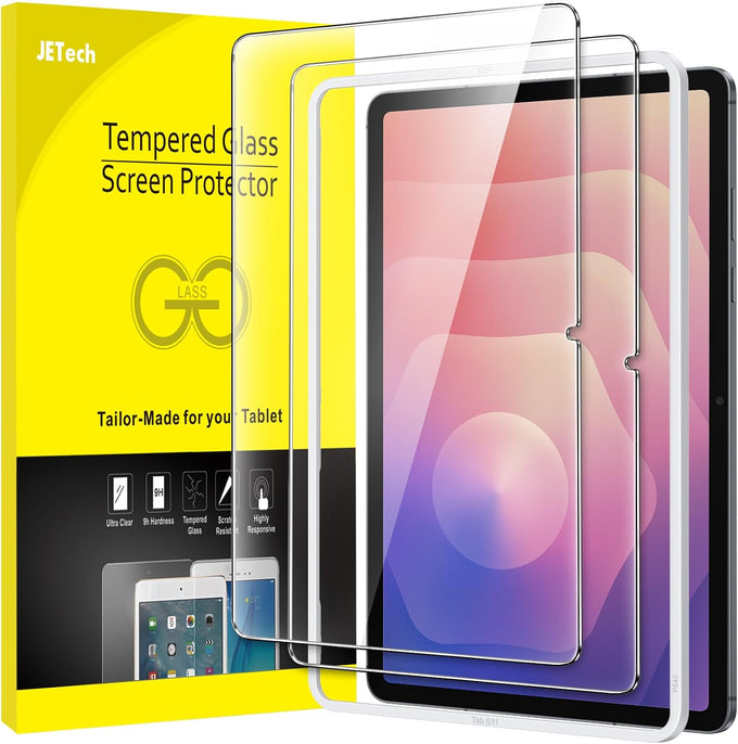 JETech Screen Protector for Galaxy Tab S10 Lite/S10 FE/S9 FE/S9, 2-Pack