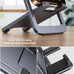 JSAUX Fold-Flat Cell Phone Stand, Adjustable Desk Holder-Gray
