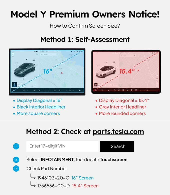 Wigoo for 2026 Tesla Model Y Juniper/Model Y L Screen Protector, 16", Matte