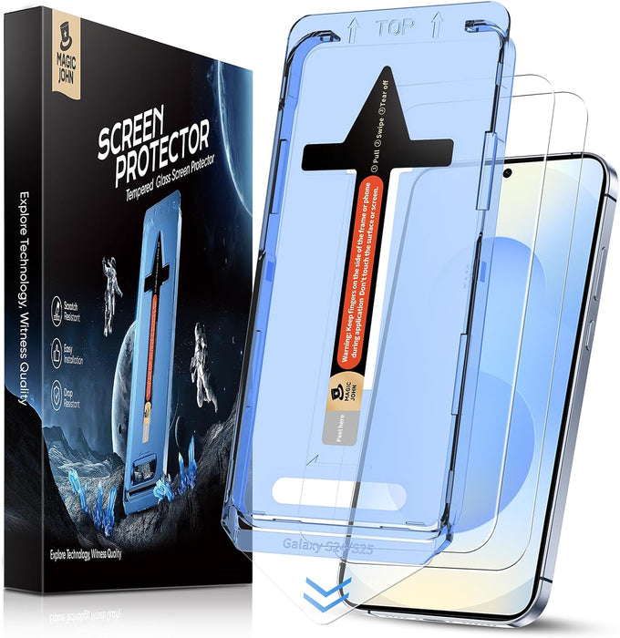 MAGIC JOHN for iPhone 17 Pro Max Screen Protector Tempered Glass 6.9 inch