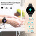 Smart Watch for Women with Answer/Make Call,1.27" HD Waterproof with DIY Faces,Fitness Tracker Smart Watch with Heart Rate,SpO2,Sleep Monitoring Compatible with iOS/Android