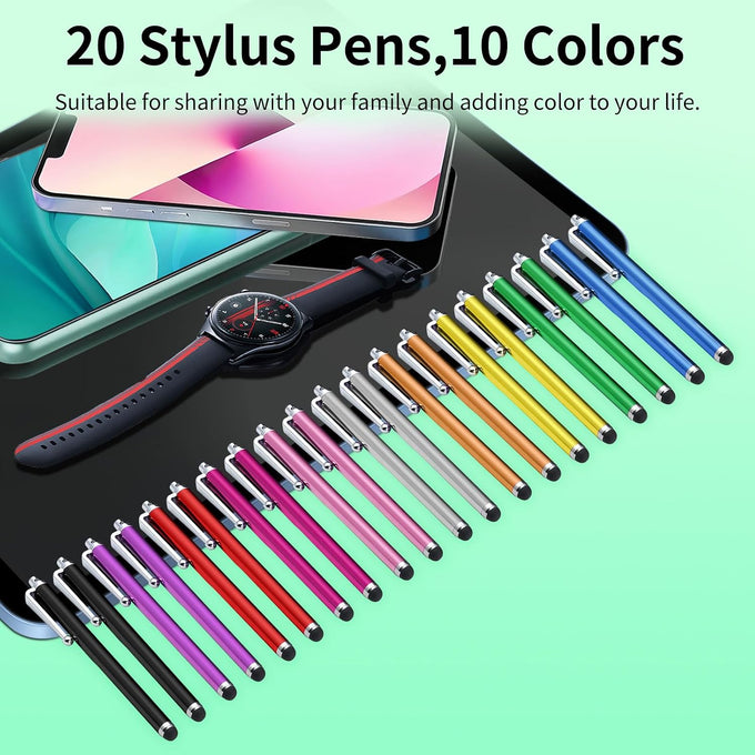 20 Pack Stylus Pen,Stylus Pen for Touchscreen,Universal Stylus