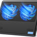 TECKNET Laptop Cooling Pad - 12"-15.6" Laptop Cooler with Quiet Cooling Fan