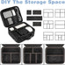 MATEIN Cord Organizer Case with Adjustable Divider, Large DJ Cable File Bag