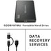 500GB External Hard Drive,Compact Portable Hard,USB 3.0/USB C