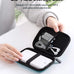 ORICO Hard Drive Case 2.5 inch External Drive Storage Carrying Bag Waterproof Shockproof with Inner Size 5.5x3.5x1.0inch for Organizing HDD and Electronic Accessories, Blue(PHD-25)