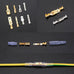 150 Pcs 2.8/4.8/6.3mm Quick Splice Male and Female Wire Spade Connectors, Wire Crimp Terminal Block Assortment Kit with Insulating Sleeve, for Electrical Wiring Car Audio Speaker Connectors