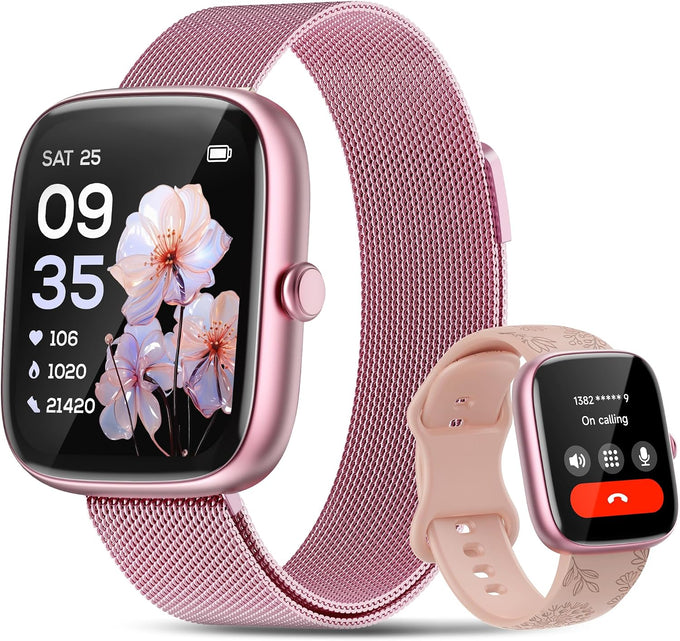 Smart Watches for Women Android/iPhone, Fitness Trackers with Answer/Call