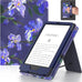 6in Tablet Case with Stand and Hand Strap,Incompatible with Old Version, Durable Synthetic Leather Cover with Auto Sleep Wake, Dark Blue