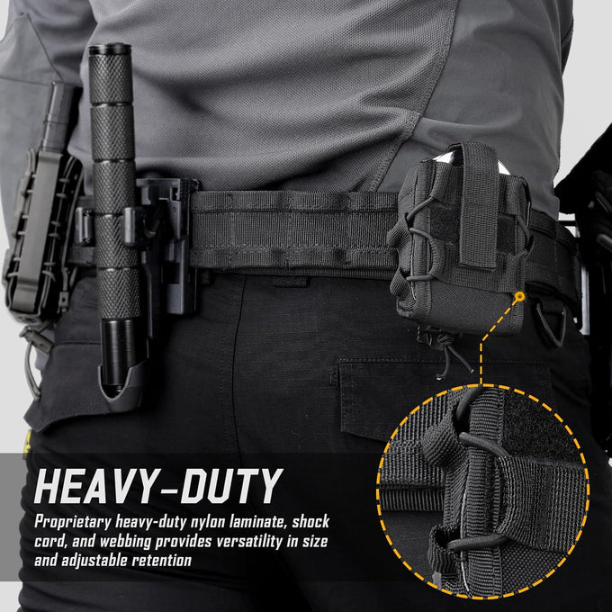 Molle Handcuff Holster, Handcuff Pouch for Duty Belt/Police Vest