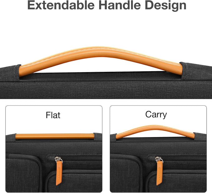 MOSISO 360 Protective Laptop Case 16 inch, 15-15.6 inch Laptop Sleeve
