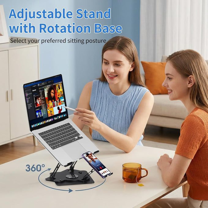 Laptop Cooling Pad with Detachable Fan & Cooler Cooling Laptop Stand Black