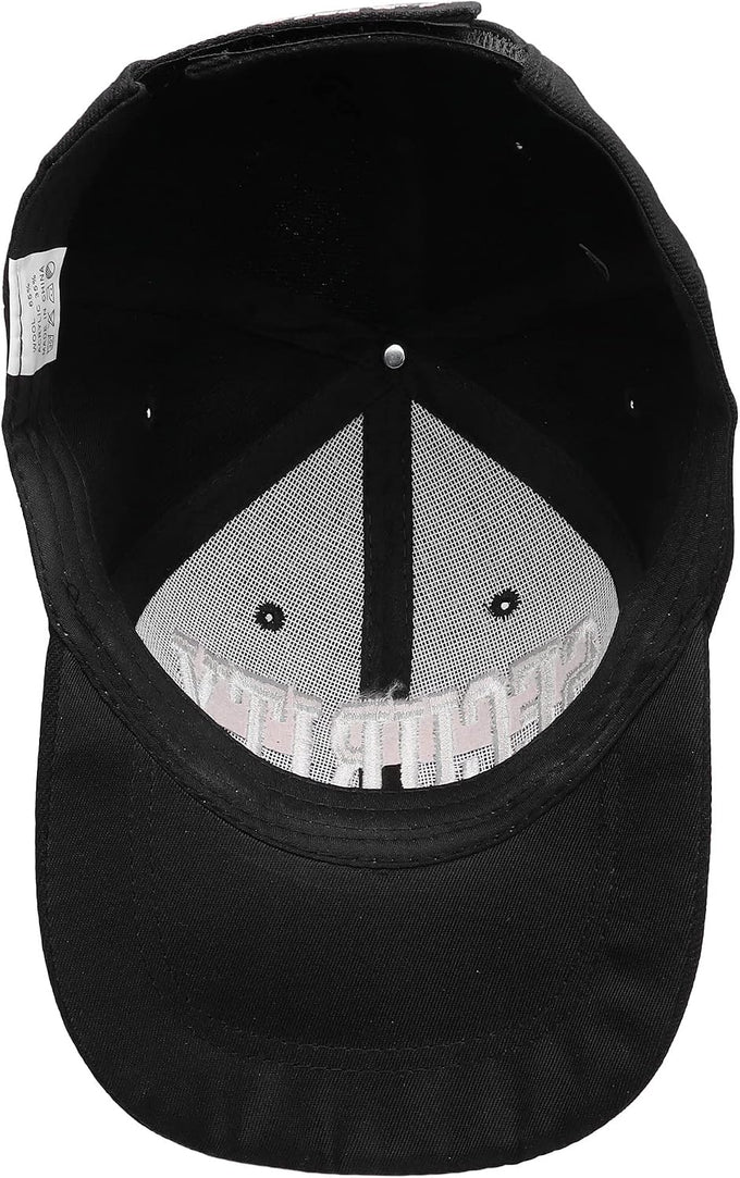 Falari Security Hat Baseball Cap - Gold or White Embroidery Security Front, Bill & Back - Adjustable Size