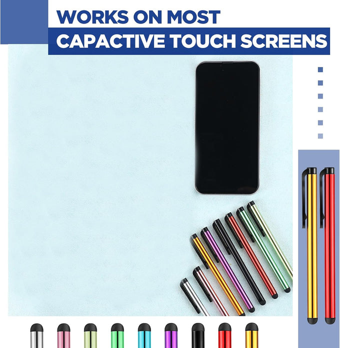 Konohan 200 Pack Touch Screen Stylus Pens, Metal Fine Point Universal