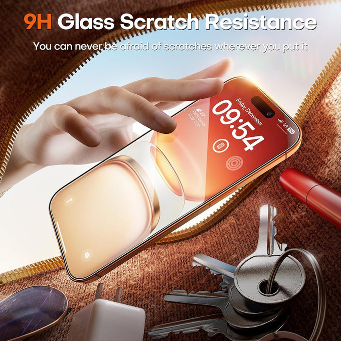 TOCOL for iPhone 17 Pro Max Screen Protector, Easy Installation