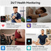 Smart Watch with Alexa Built-in, 1.83" HD Bluetooth Calling Fitness Tracker