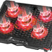 AICHESON Laptop Cooling Pad for 17.3" Notebook, Red 5 Fans