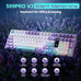 Aula S99pro V2 Wireless Gaming Keyboard,Silent Computer Creamy Keyboard