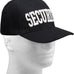 Falari Security Hat Baseball Cap - Gold or White Embroidery Security Front, Bill & Back - Adjustable Size