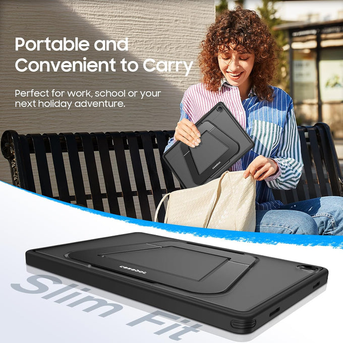 Fintie Multi-Angle Kickstand Case for Samsung Tab A11+/A9+ 11 in, Black