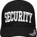 Falari Security Hat Baseball Cap - Gold or White Embroidery Security Front, Bill & Back - Adjustable Size