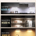 EZVALO Under Cabinet Lighting with Charging Station, Motion Sensor Lights