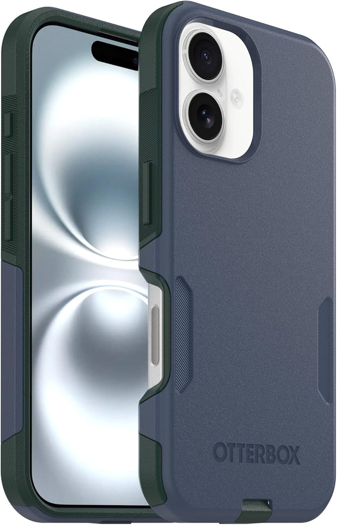 OtterBox iPhone 16 Commuter Series Case - Black, Thin & Protective iPhone Case, Dual-Layer, Impact Absorbing - Material