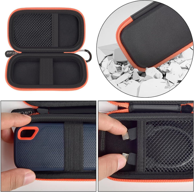 GWCASE Hard Case for SanDisk Extreme Portable External Solid State Drive