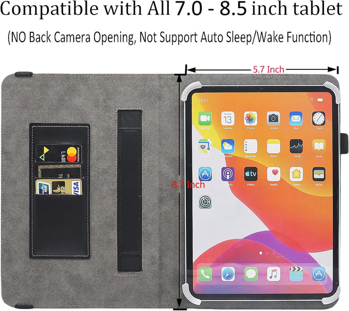 Universal 7 8 Inch Android Tablet Case Cover for All 7.0-8.5 Inch Tablet