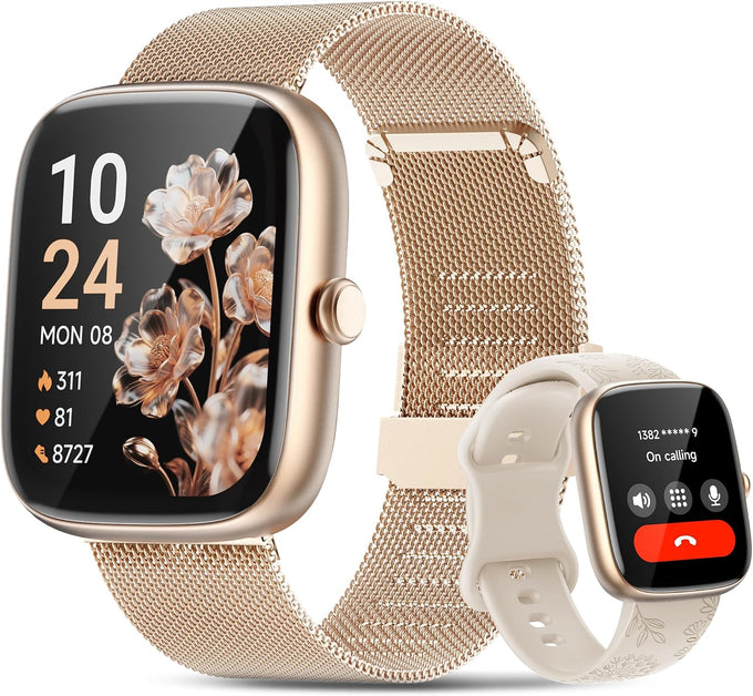 Smart Watches for Women Android/iPhone, Fitness Trackers with Answer/Call